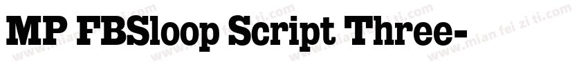 MP FBSloop Script Three字体转换